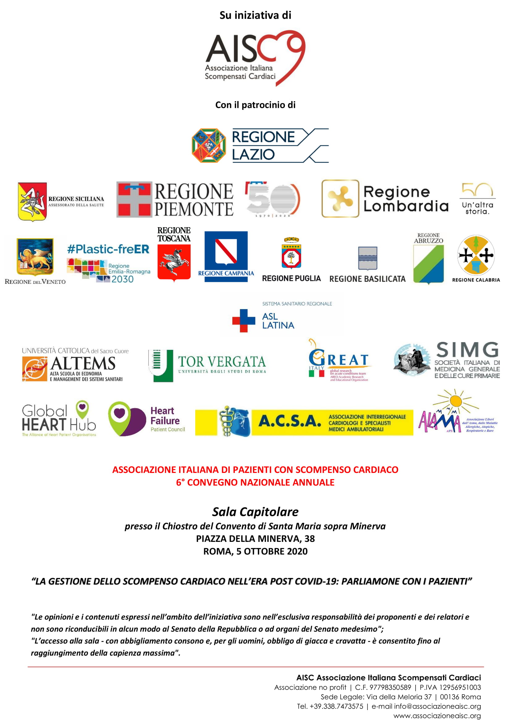 AISC locandina 6convegno nazionale annuale 5.10.20 vdef 1