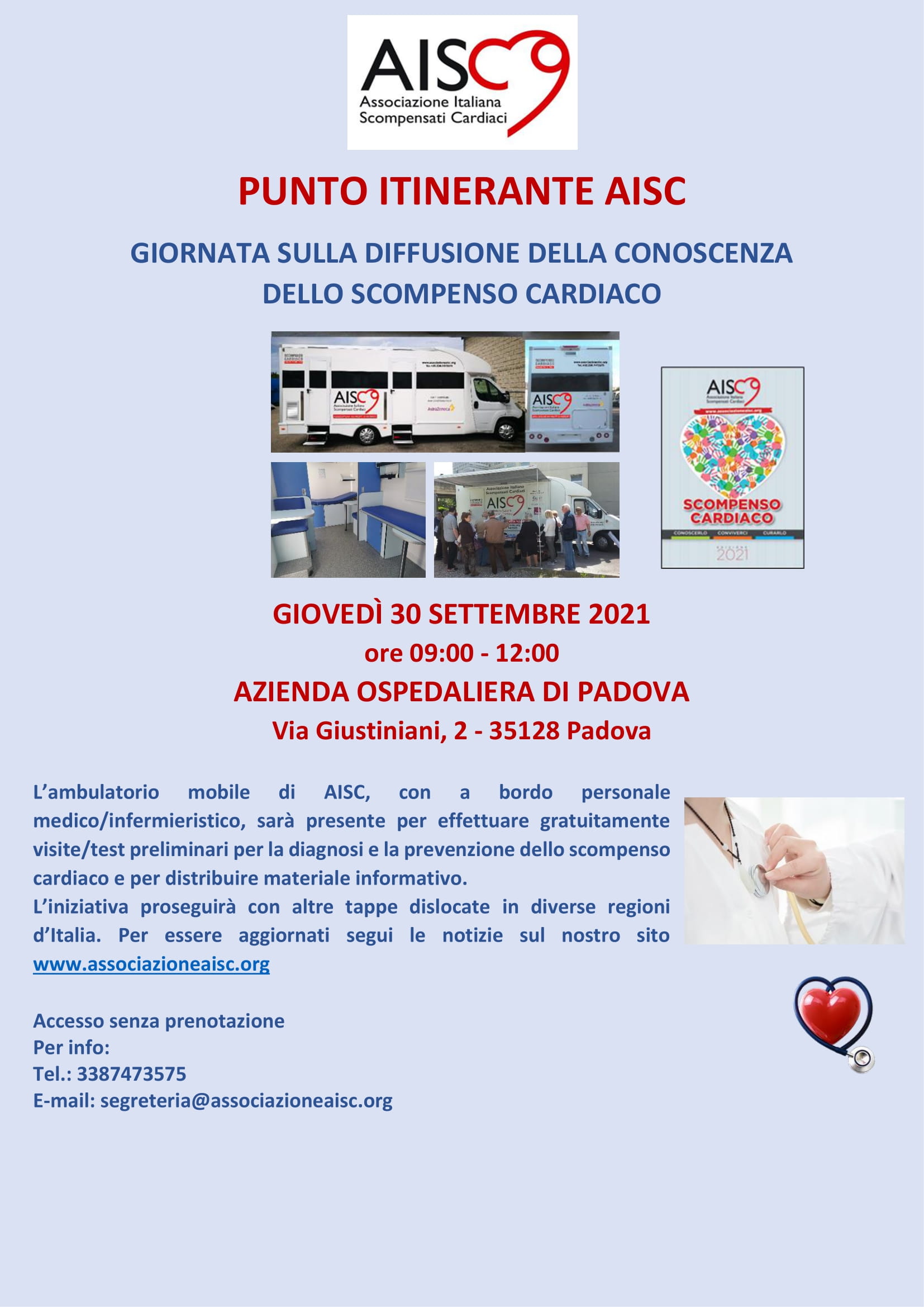 AISC locandina camper 2021 tappa Padova 1